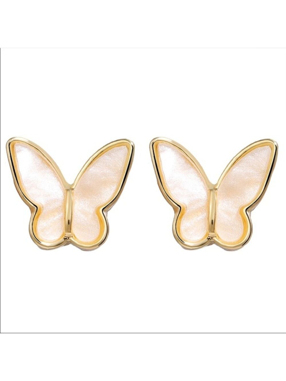 Retro butterfly boutique stud earrings new